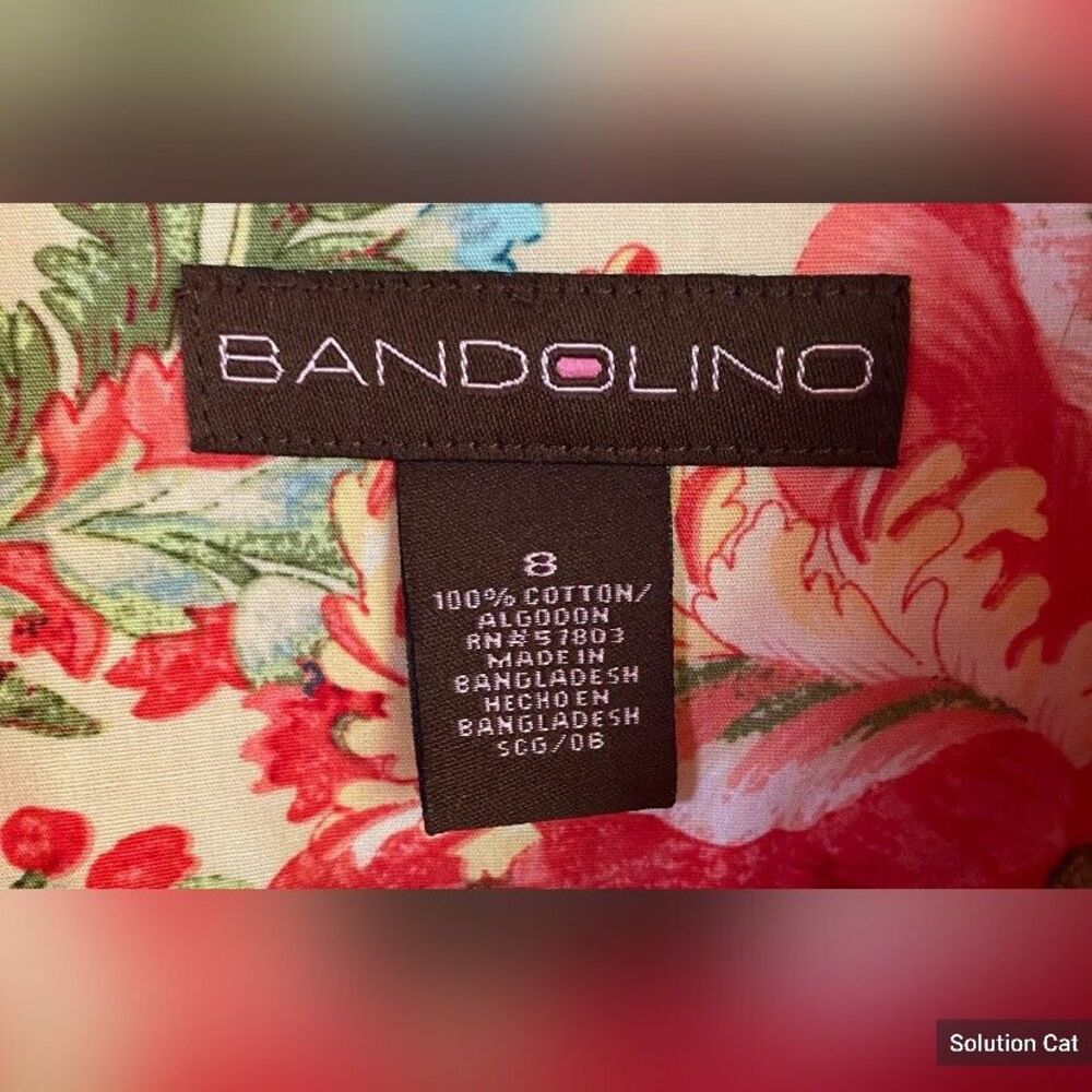 Bandolino Jacket Women’s 8 Orange Corduroy Cotton Short Preppy - Picture 7 of 7